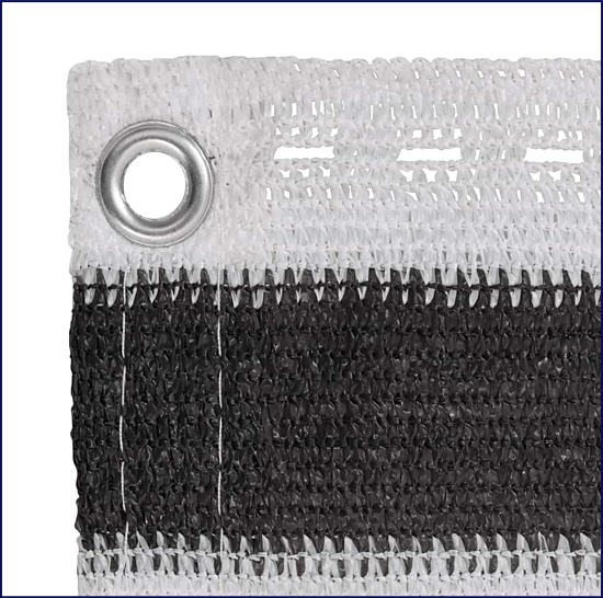 Klasyczny parawan balkonowy Peset kolor antracytowo-biały