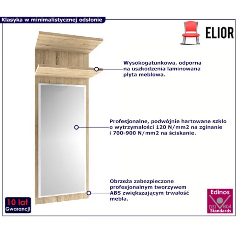 Lustro do przedpokoju Paxo 12X