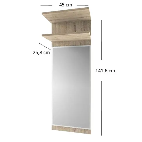 Wymiary lustra Paxo 12X