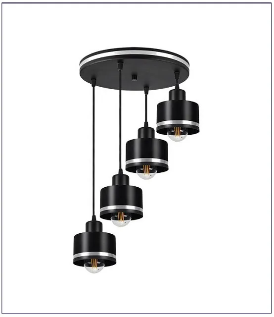 Produkt Lampa wisząca cztery klosze z regulacją wysokości - V130-Katani