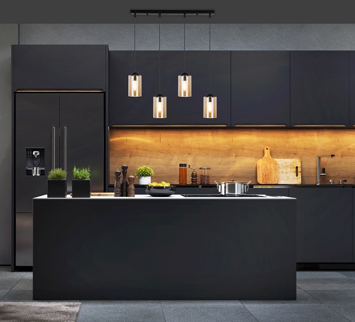 Produkt Industrialna lampa wisząca z ozdobnymi kloszami - V140-Luxurion
