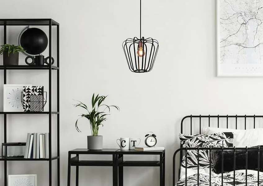 Produkt Industrialna lampa wisząca z ażurowym kloszem - T733-Renzo