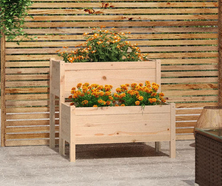 Drewniana donica do ogrodu Finir