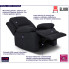 Czarny masujący fotel do salonu Tryton 4X