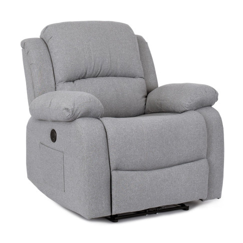 Szary relaksacyjny fotel Trytyon 4X