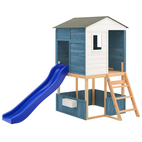 Domek ogrodowy dla dzieci Honys kolor niebieski