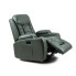 Zielony obrotowy fotel masujący Imar 3X