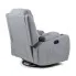Szary fotel z funkcja masażu Imar 4X
