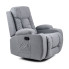 Szary masujący fotel wypoczynkowy Imar 4X