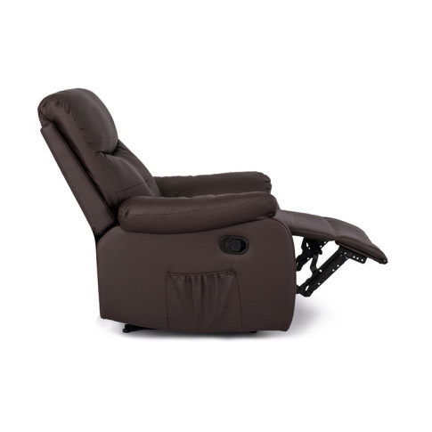 Brązowy fotel relaksacyjny Edip 3X