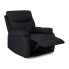 Czarny relaksacyjny fotel Edip 4X
