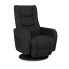 Czarny fotel relaksacyjny do salonu Adet 3X