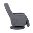 Ciemnoszary nowoczesny fotel z masażem Adet 3X