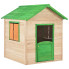 Drewniany domek ogrodowy dla dzieci Kombo kolor zielony