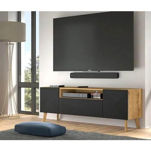 Wizualizacja aranżacji z szafką rtv Banti 5X