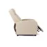 Beżowy fotel z podnóżkiem Alho 3X