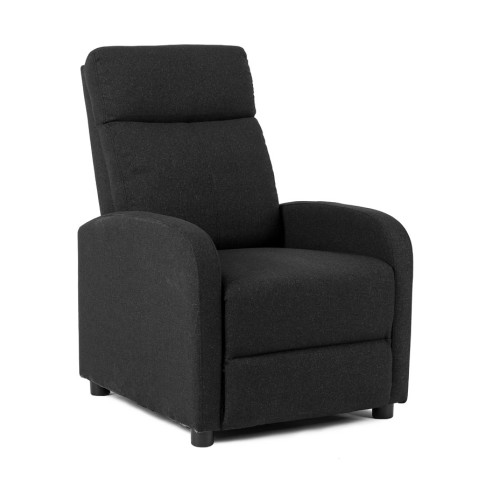 Czarny rozkładany fotel do salonu Alho 3X