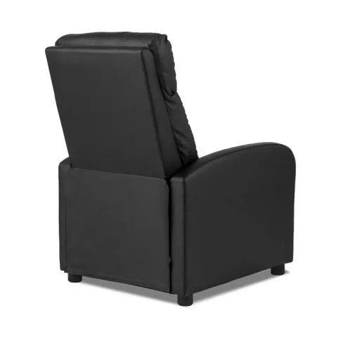 Czarny wypoczynkowy fotel Alho 5X