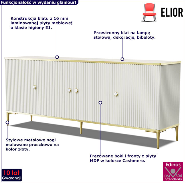 Komoda cashmere Olbia 3X