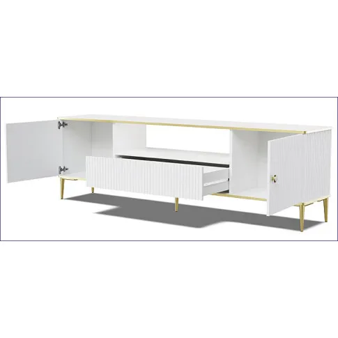 Wnętrzne szafki rtv biały mat Donatella 4X