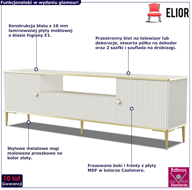 Szafka rtv cashmere Olbia 4X