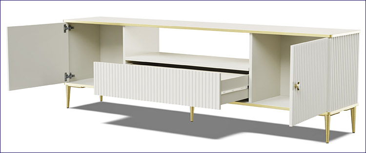 Wnętrze szafki rtv Olbia 4X