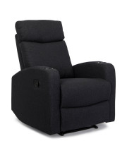 Czarny nowoczesny fotel rozkładany - Honet 3X w sklepie Edinos.pl
