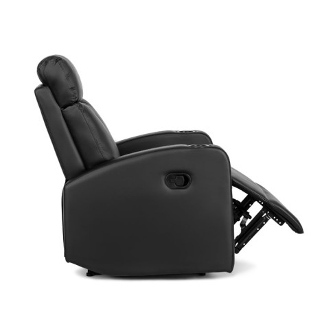 Czarny relaksacyjny fotel Honet 4X