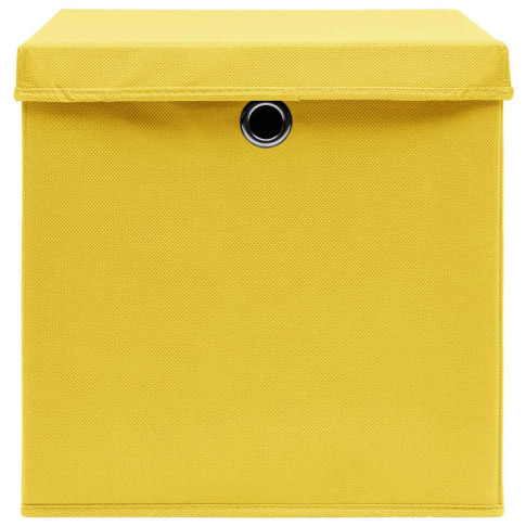 4x żółte pudełko do przechowywania Dazo 4X
