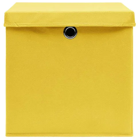 4x żółte pudełko do przechowywania Dazo 4X