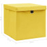 wymiary żółtego pudełka z zestawu 4 pudełek do przechowywania Dazo 4X