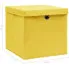 wymiary żółtego pudełka z zestawu 4 pudełek do przechowywania Dazo 4X