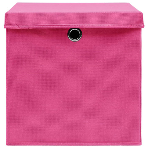 4x różowe zamykane składane pudełko Dazo 4X