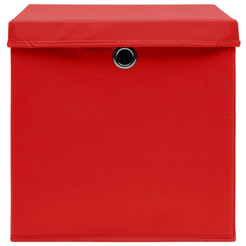 4 czerwone pudełka Dazo 4X