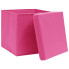 zestaw 4 różowych pudełek Dazo 3X