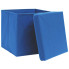 niebieskie pudełko z pokrywą 4 szt Dazo 3X