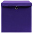 zestaw 4 fioletowych pudełek Dazo 4X