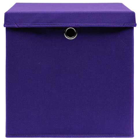 zestaw 4 fioletowych pudełek Dazo 4X