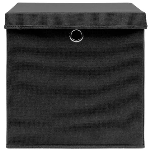zestaw 4 czarnych składanych pudełek Dazo 4X