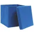 4 niebieskie składane pudełka Dazo 4X