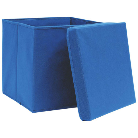 4 niebieskie składane pudełka Dazo 4X