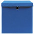 komplet 4 szt niebieskich składanych pudełek Dazo 4X