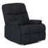 Czarny nowoczesny fotel wypoczynkowy Invo