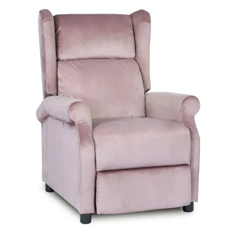 Różowy fotel wypoczynkowy Alvo