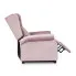 Różowy rozkładany fotel relaksacyjny Alvo