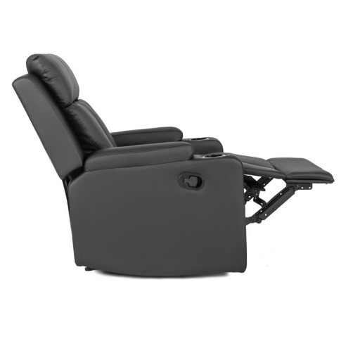 Czarny rozkładany fotel Ixar 3X