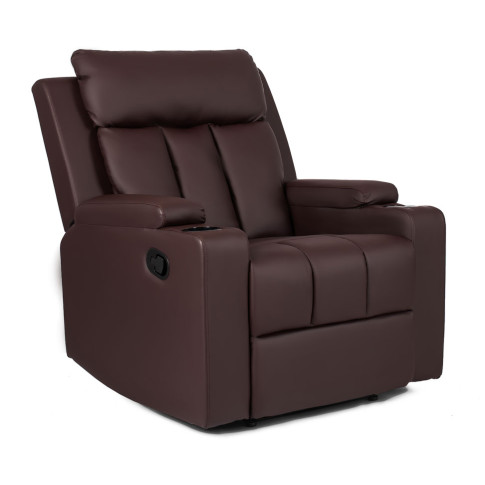 Brązowy Korzybski fotel wypoczynkowy Ixar 3X