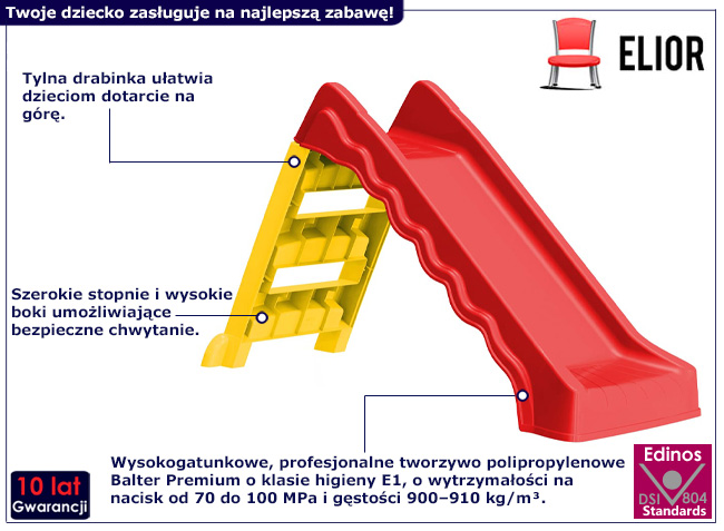 Kolorowa zjeżdżalnia Tergos