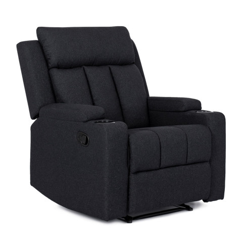 Czarny rozkładany fotel do czytania Ixar 4X