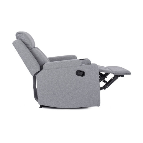 Jasnoszary fotel relaksacyjny Ixar 4X